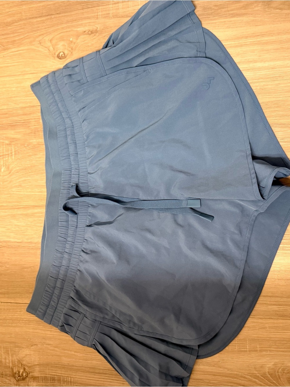 JoyLab Navy Athletic Shorts with Gold Logo